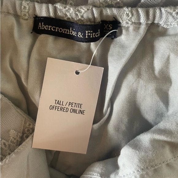 Abercrombie & Fitch Light Blue Lace Slip Dress - Picture 4 of 5